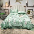 Printed and washed tencel bedding sets